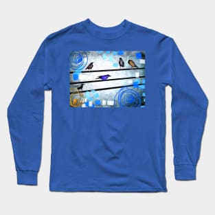 Crows on a Wire Long Sleeve T-Shirt